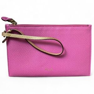 RALPH LAUREN hot pink wristlet. Like new condition.